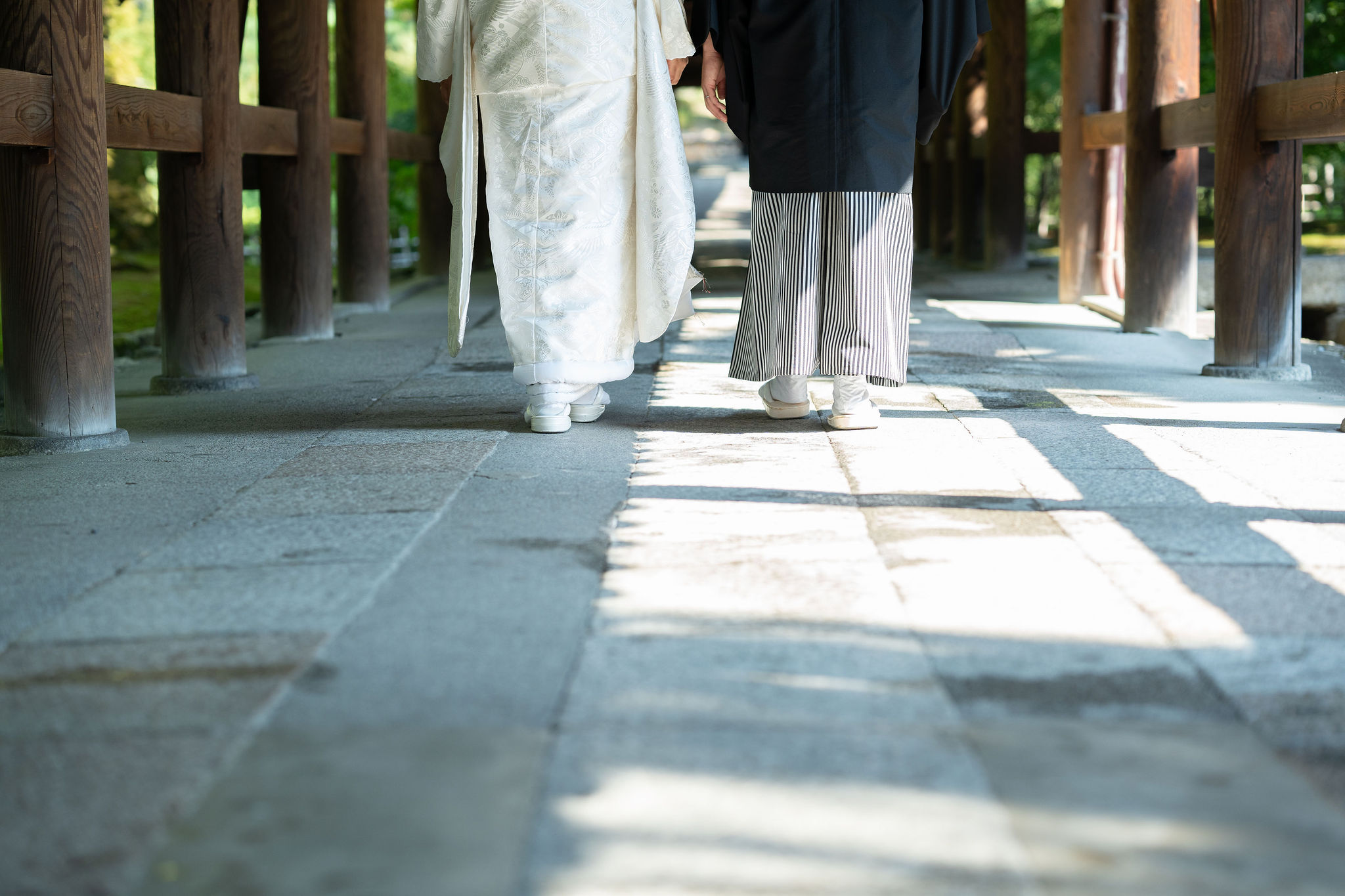 東福寺９月の白無垢前撮りイメージ