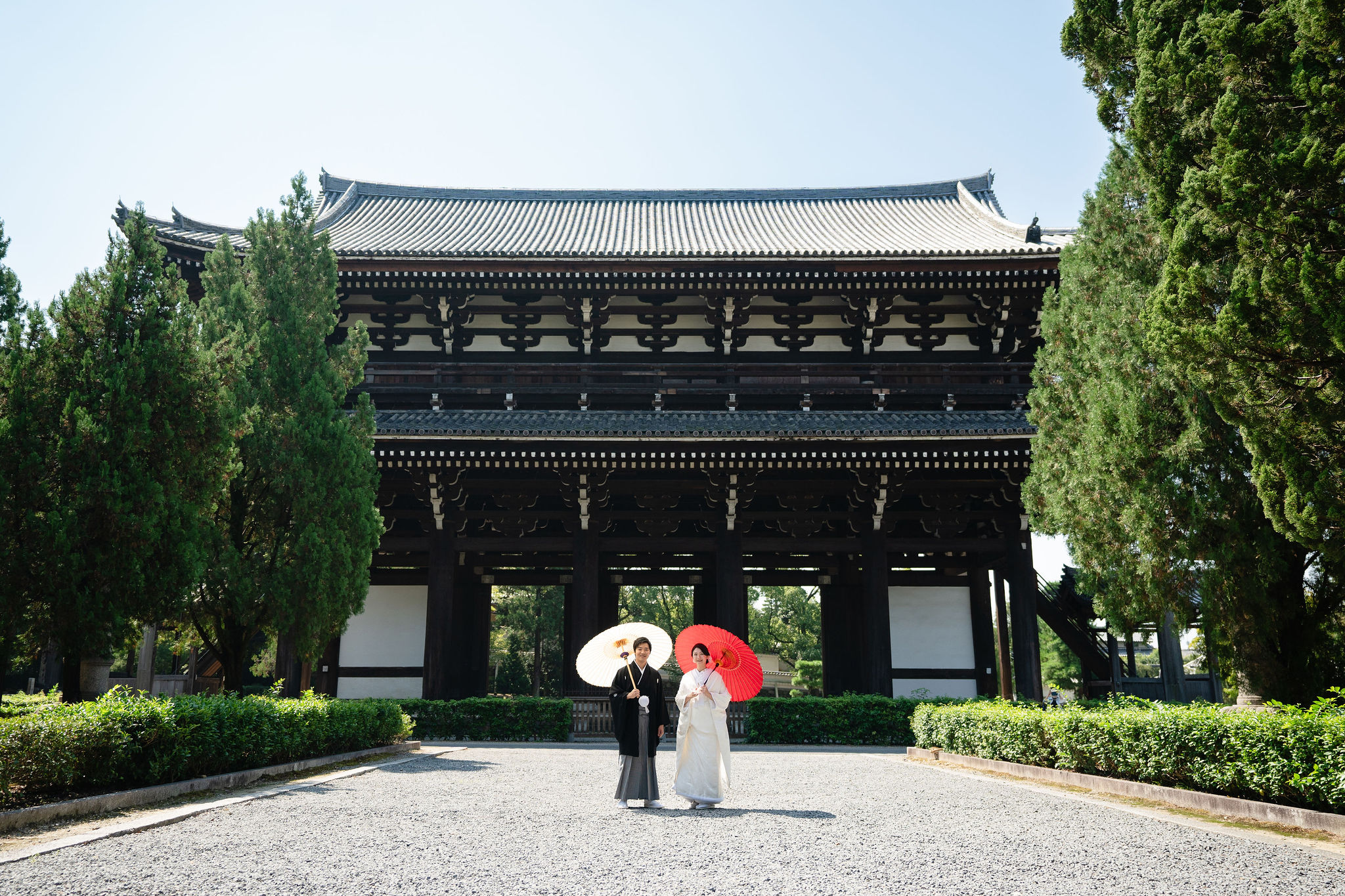 東福寺９月の白無垢前撮りイメージ