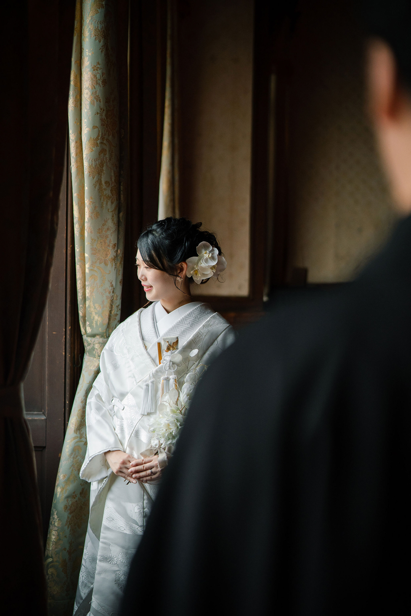 京都府庁旧本館での和装前撮り（白無垢）