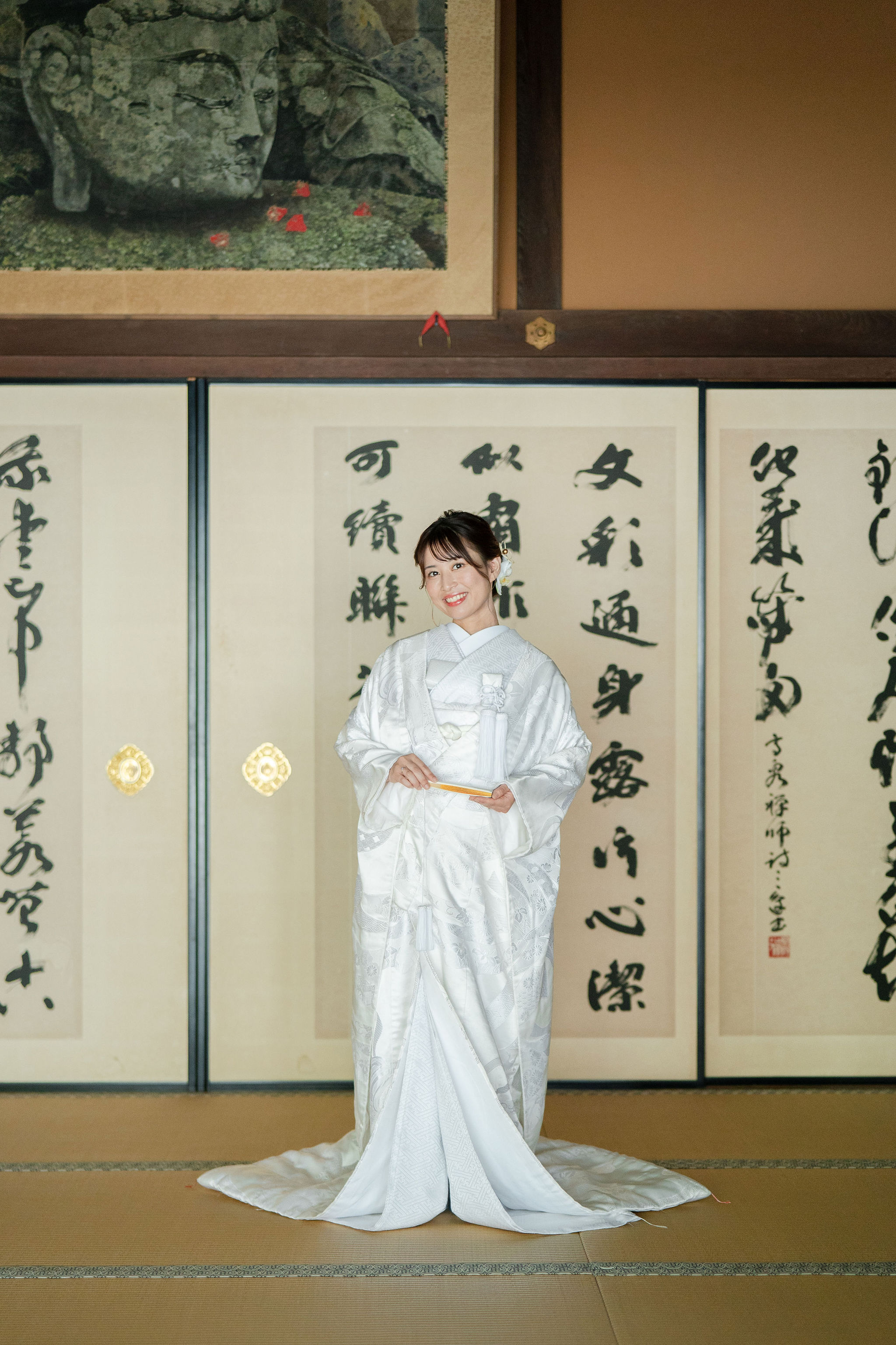 京都の萬福寺で前撮りの写真