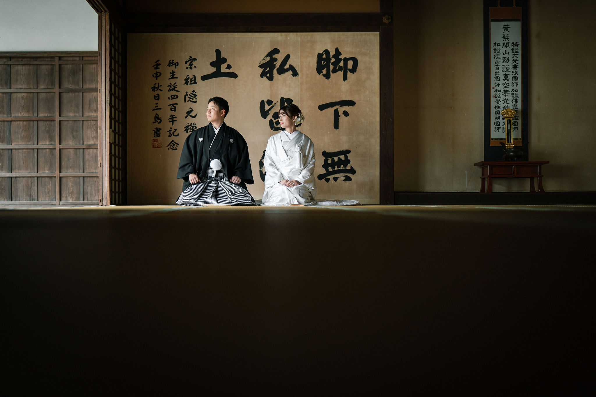 京都の萬福寺で前撮りの写真
