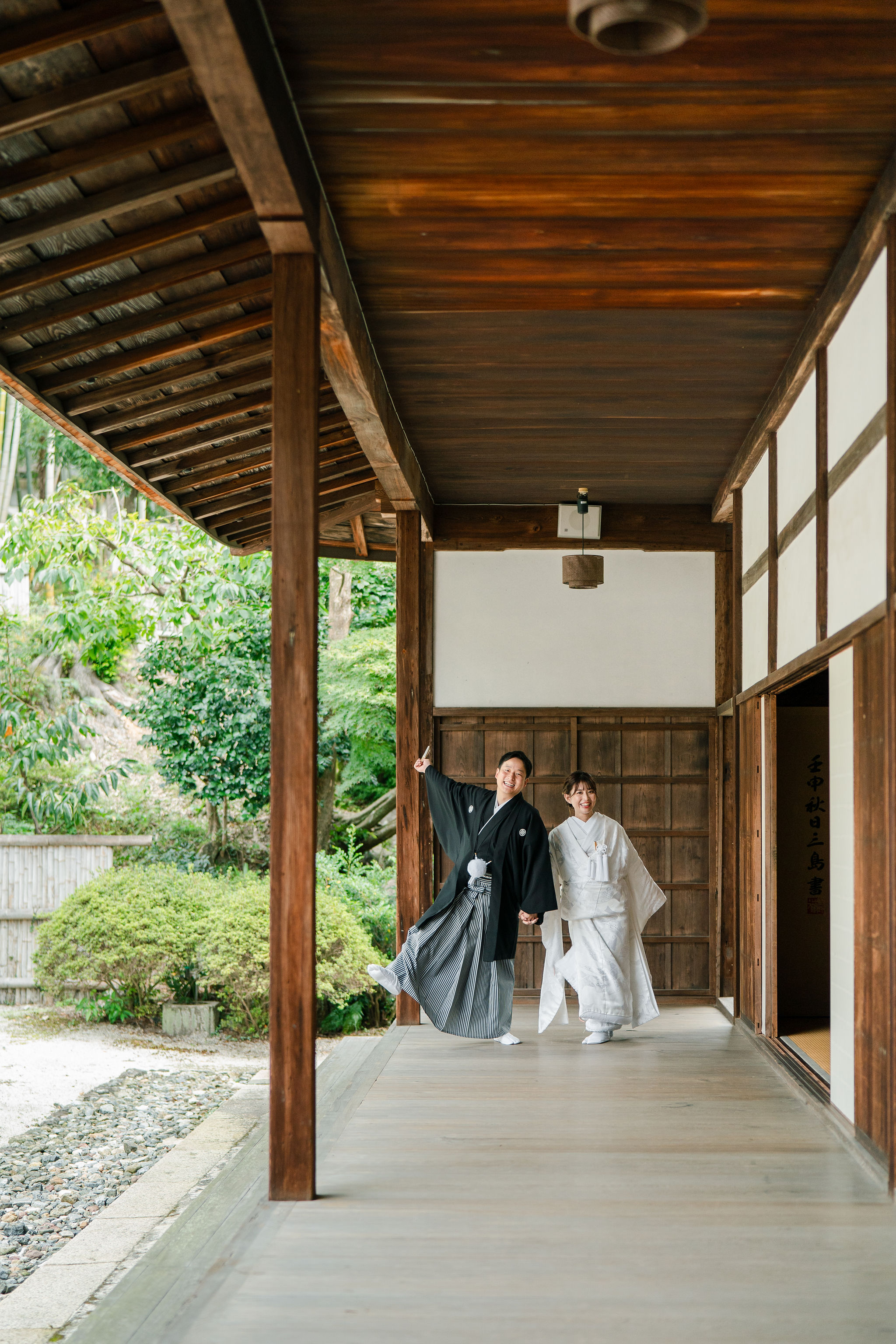 京都の萬福寺で前撮りの写真