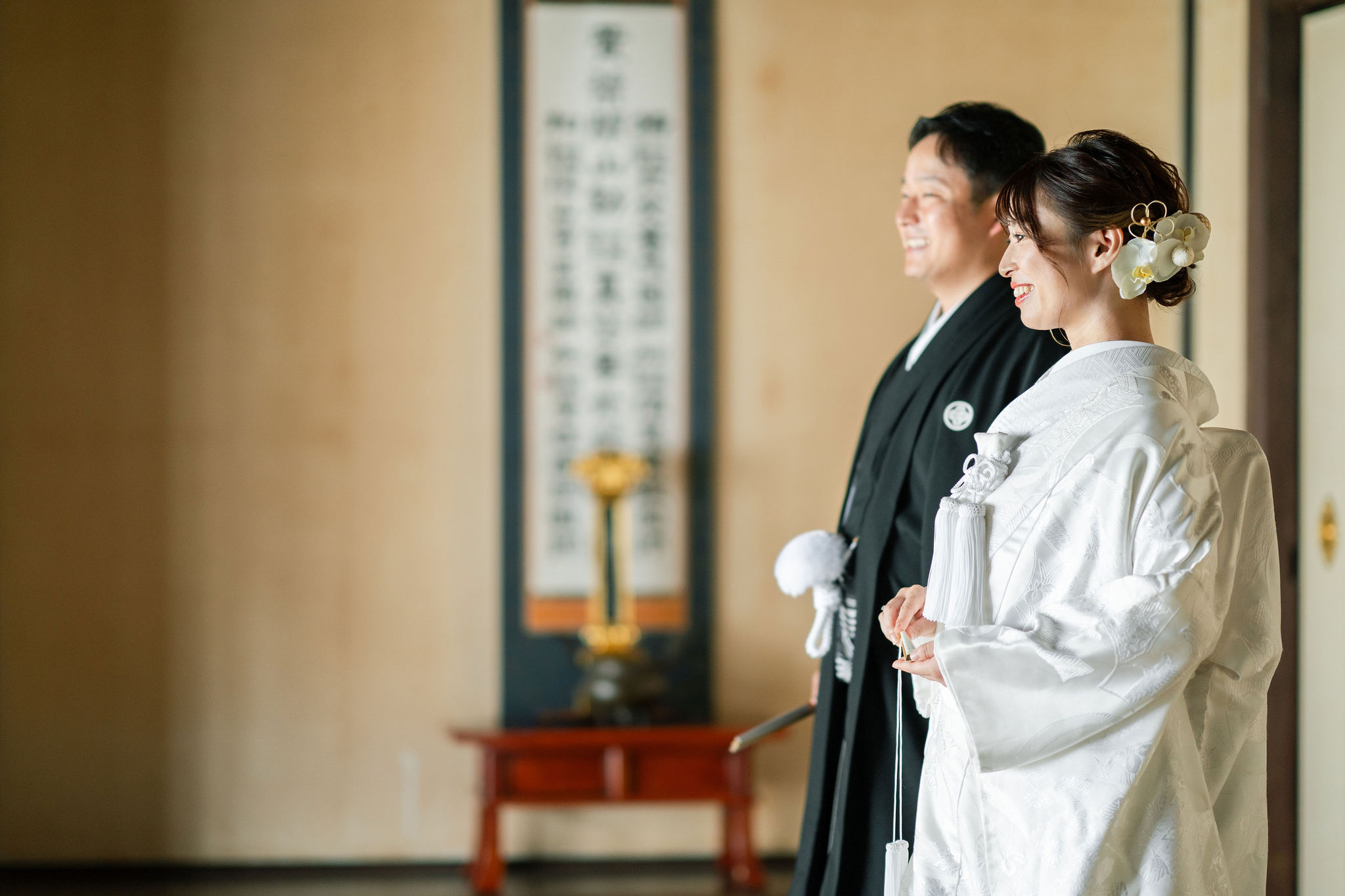 京都の萬福寺で前撮りの写真