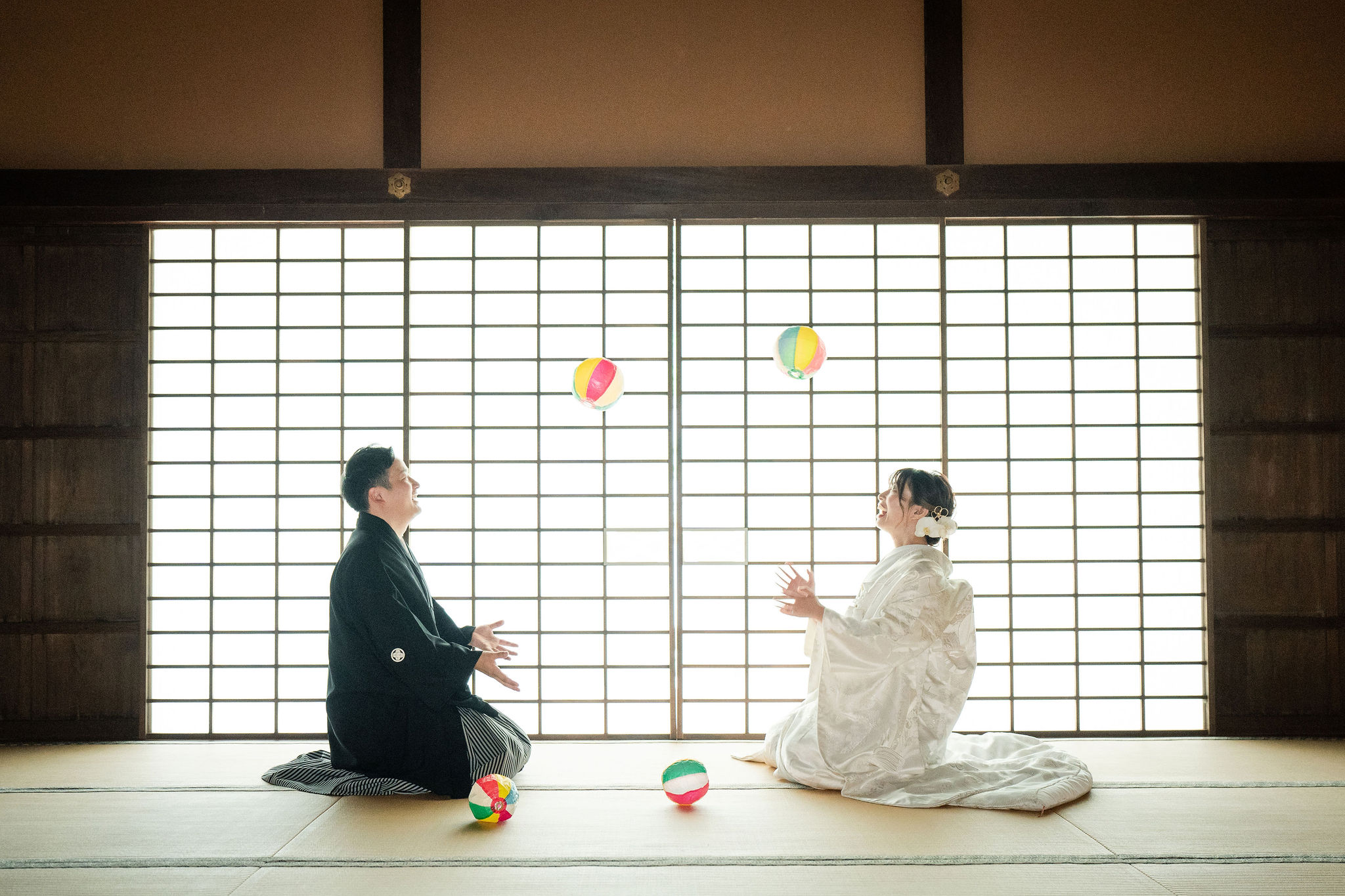 京都の萬福寺で前撮りの写真