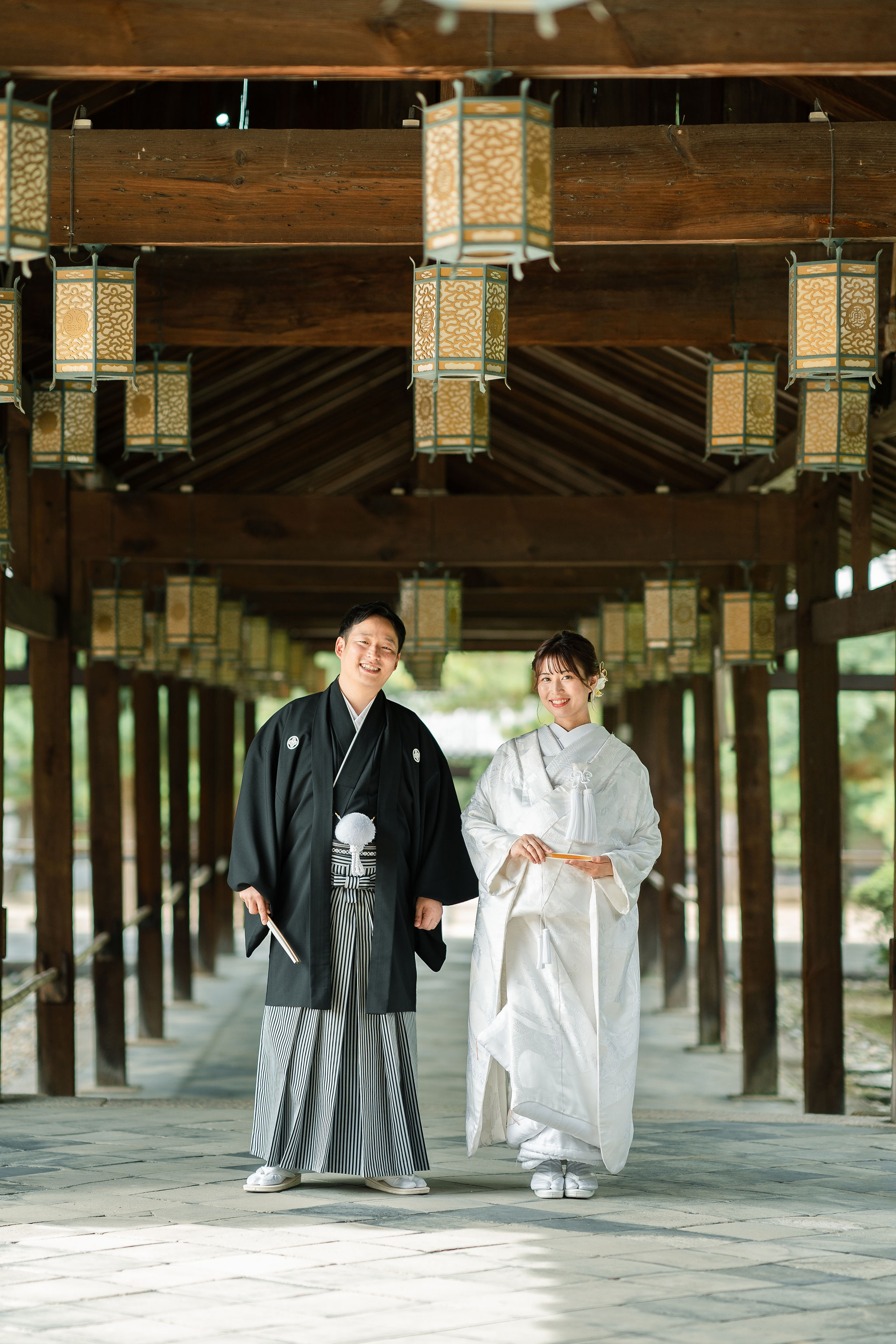 京都の萬福寺で前撮りの写真