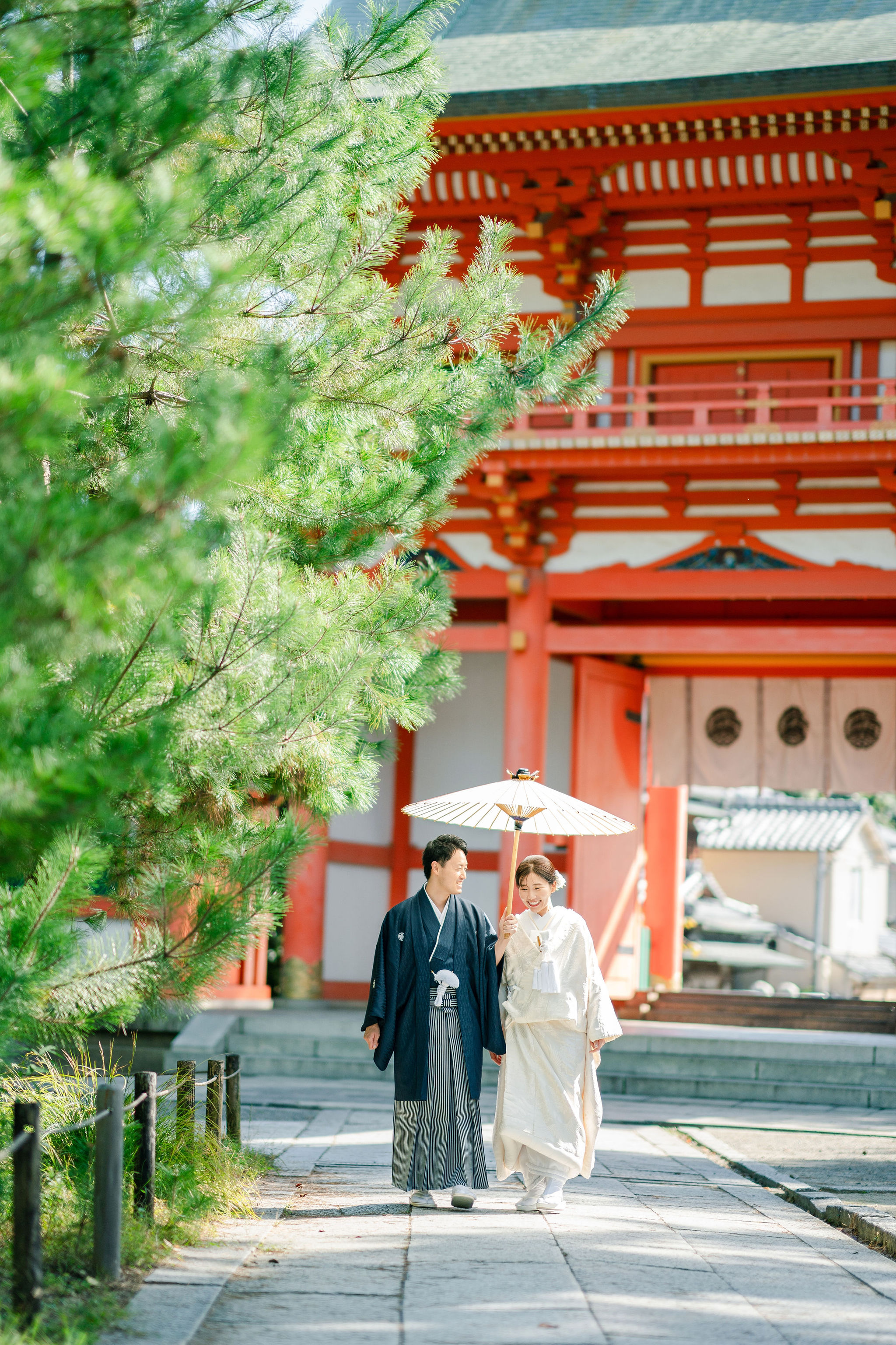 今宮神社で婚礼和装撮影のイメージ