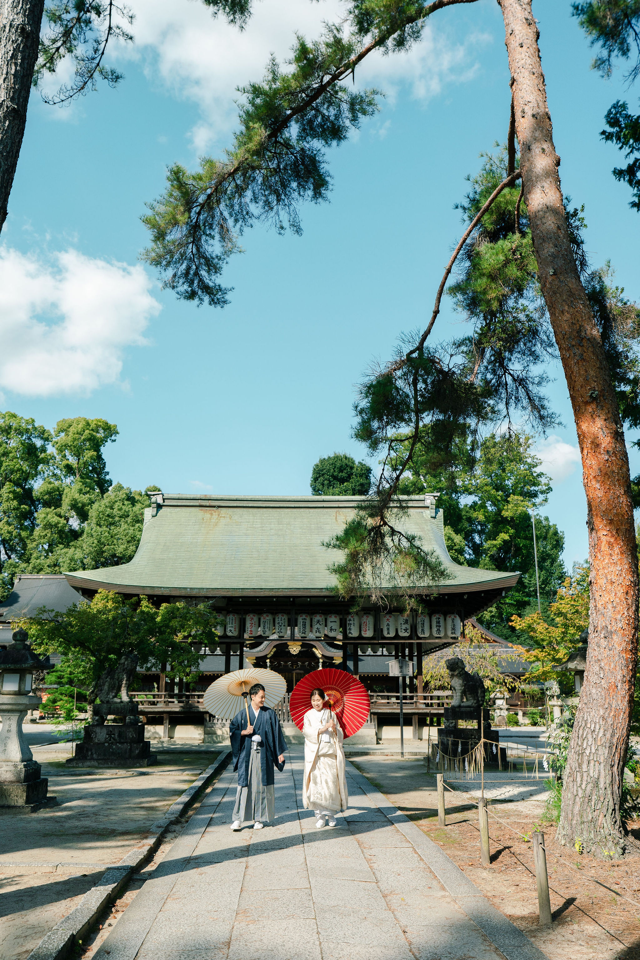 今宮神社で婚礼和装撮影のイメージ