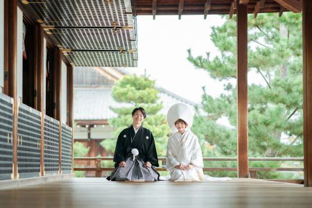 大覚寺でフォトウェディング事例