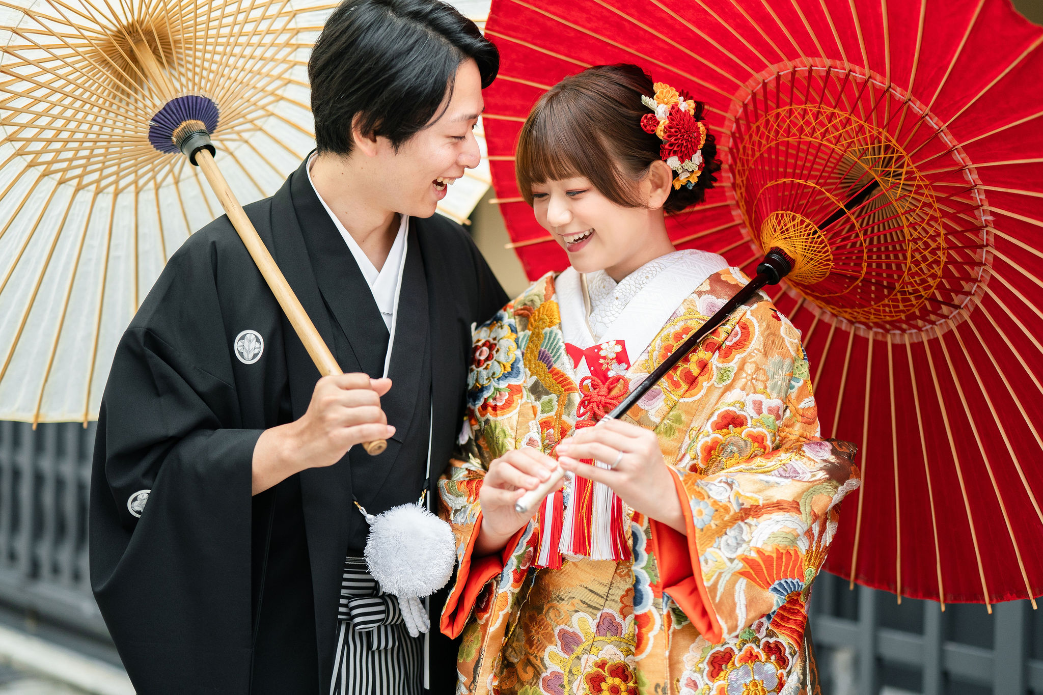 祇園で和装前撮りイメージ