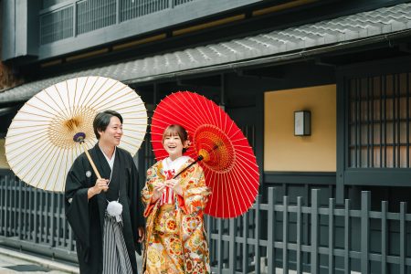 祇園で和装前撮りイメージ
