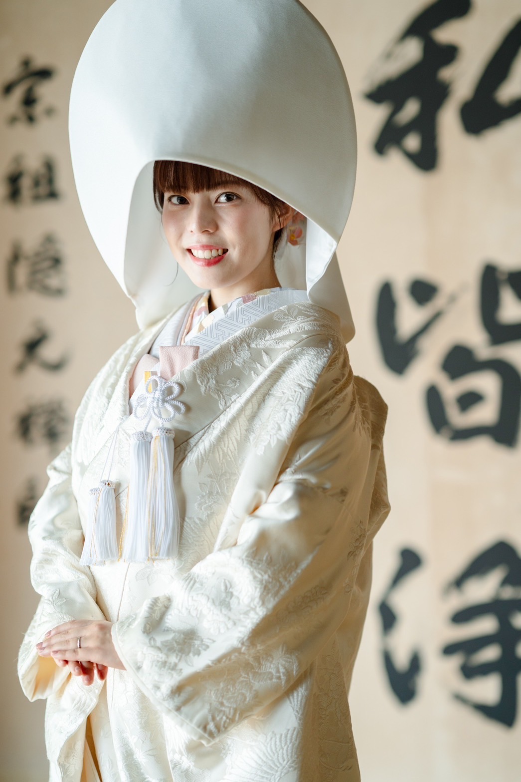 白無垢4番の着姿イメージ