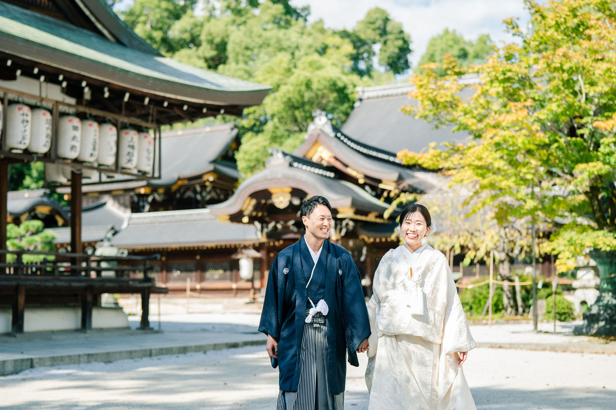 今宮神社で婚礼和装撮影のイメージ