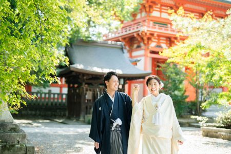 今宮神社で婚礼和装撮影のイメージ