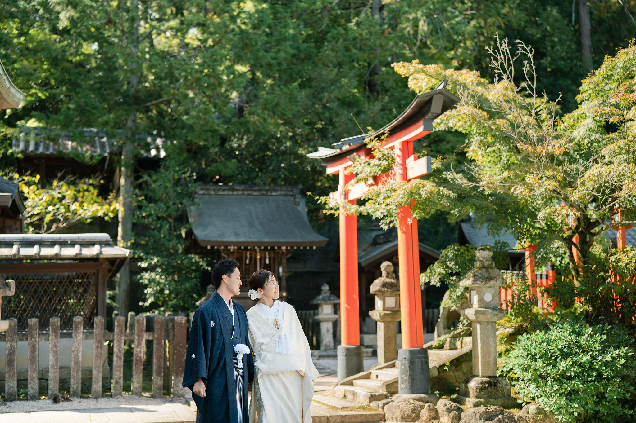 今宮神社で婚礼和装撮影のイメージ