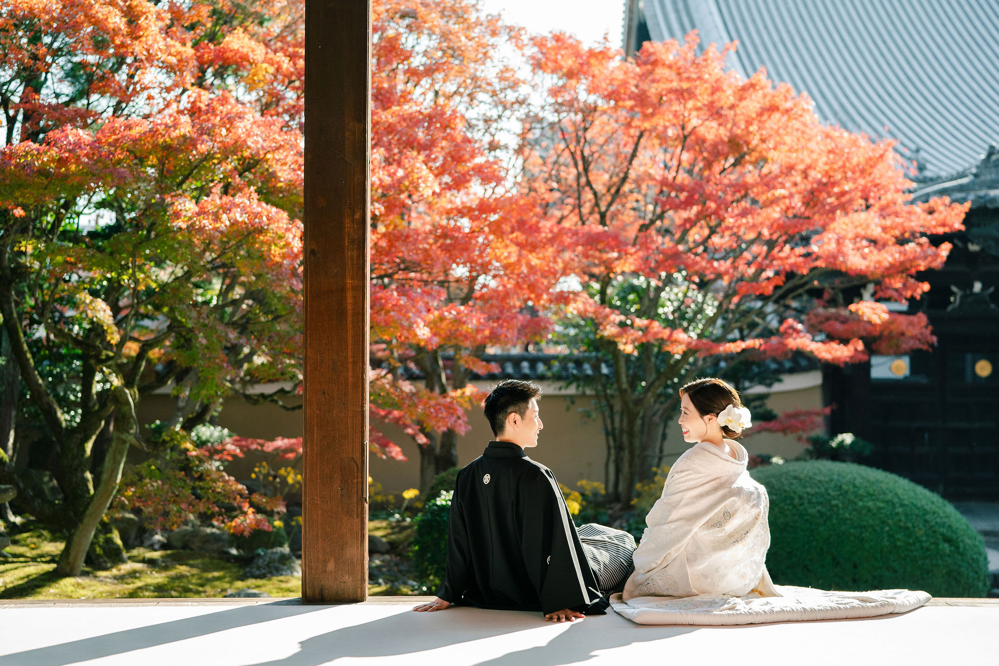 京都の妙顕寺前撮りイメージ｜紅葉