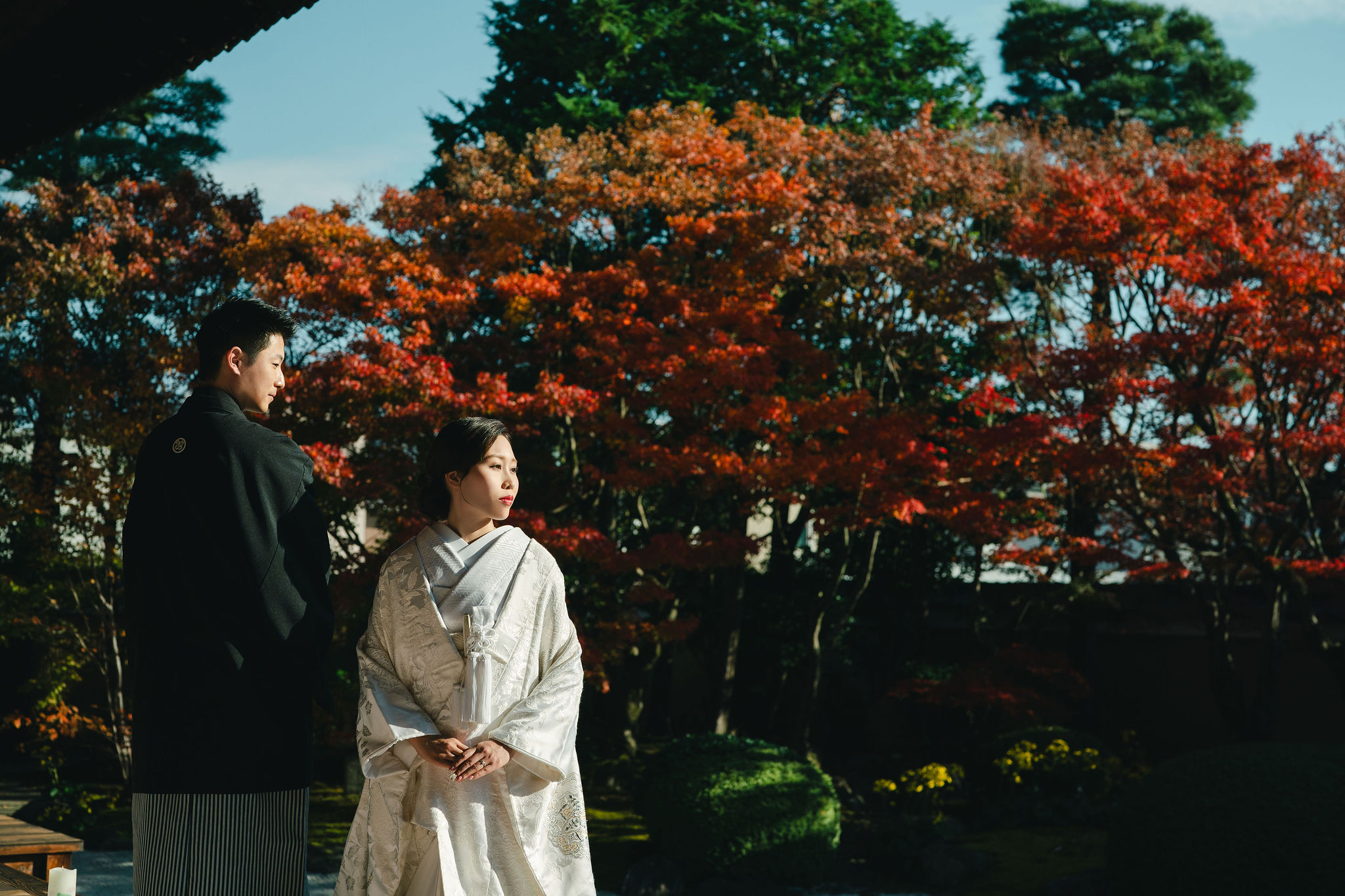 京都の妙顕寺前撮りイメージ｜紅葉