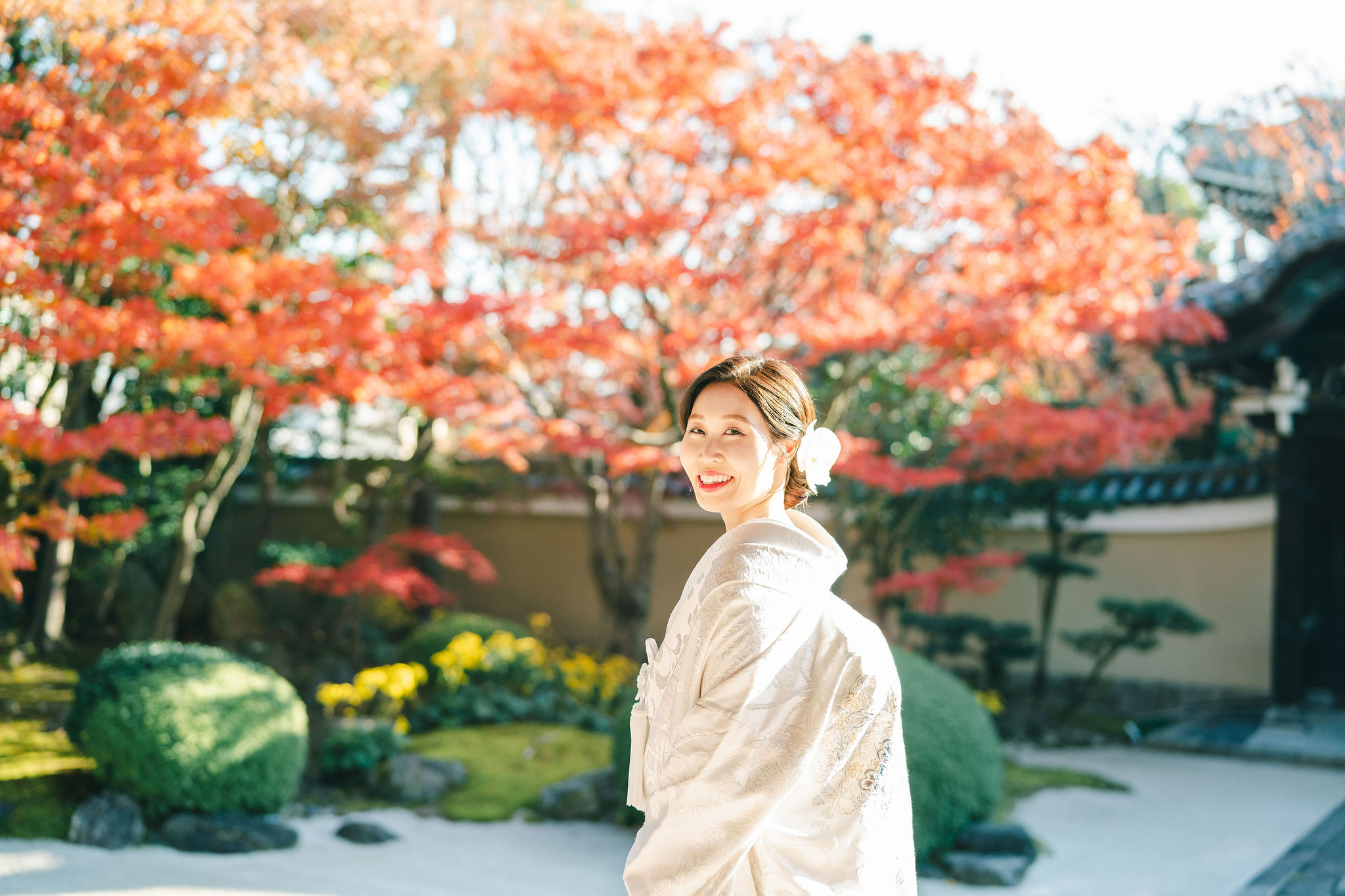 京都の妙顕寺前撮りイメージ｜紅葉