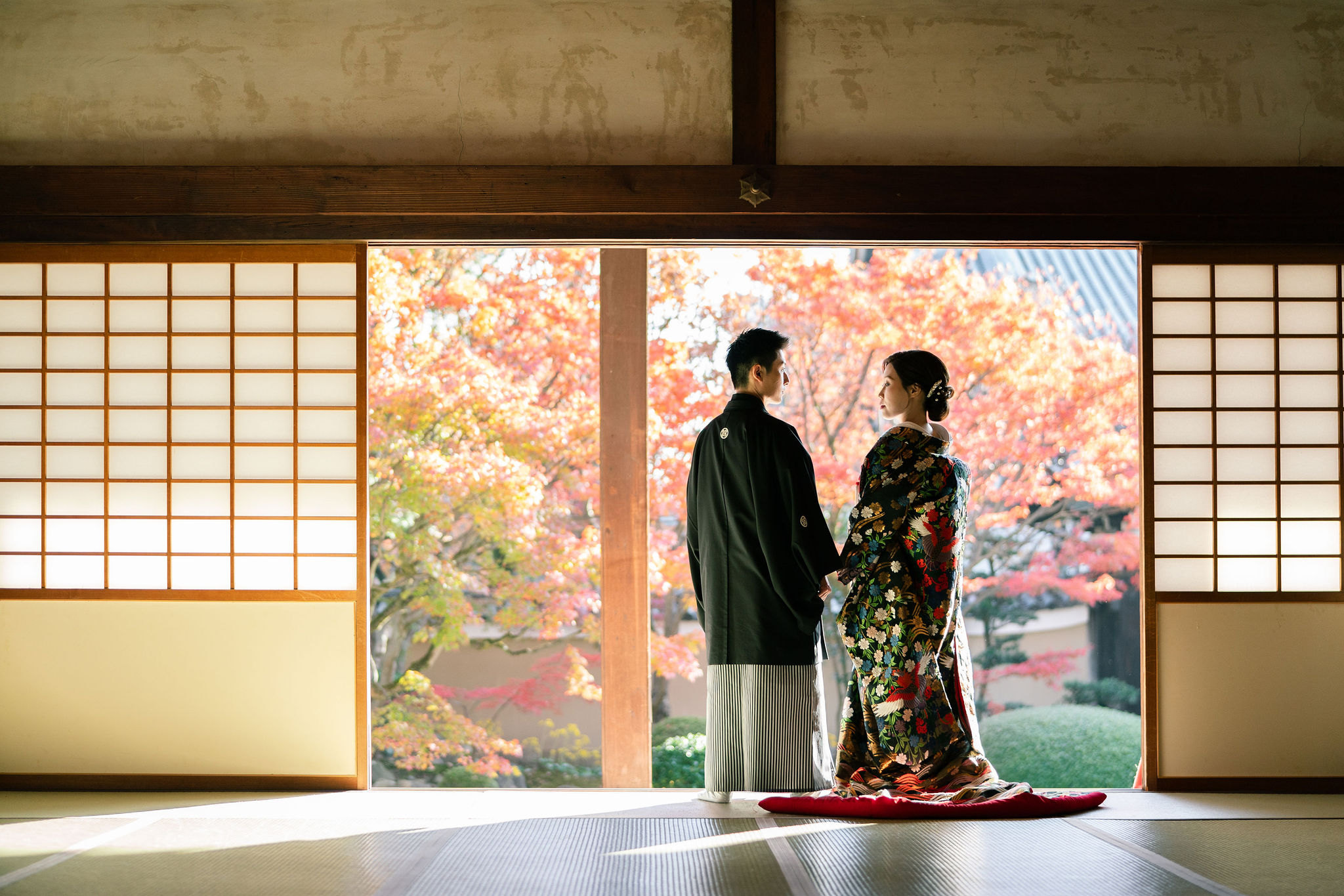 京都の妙顕寺前撮りイメージ｜紅葉
