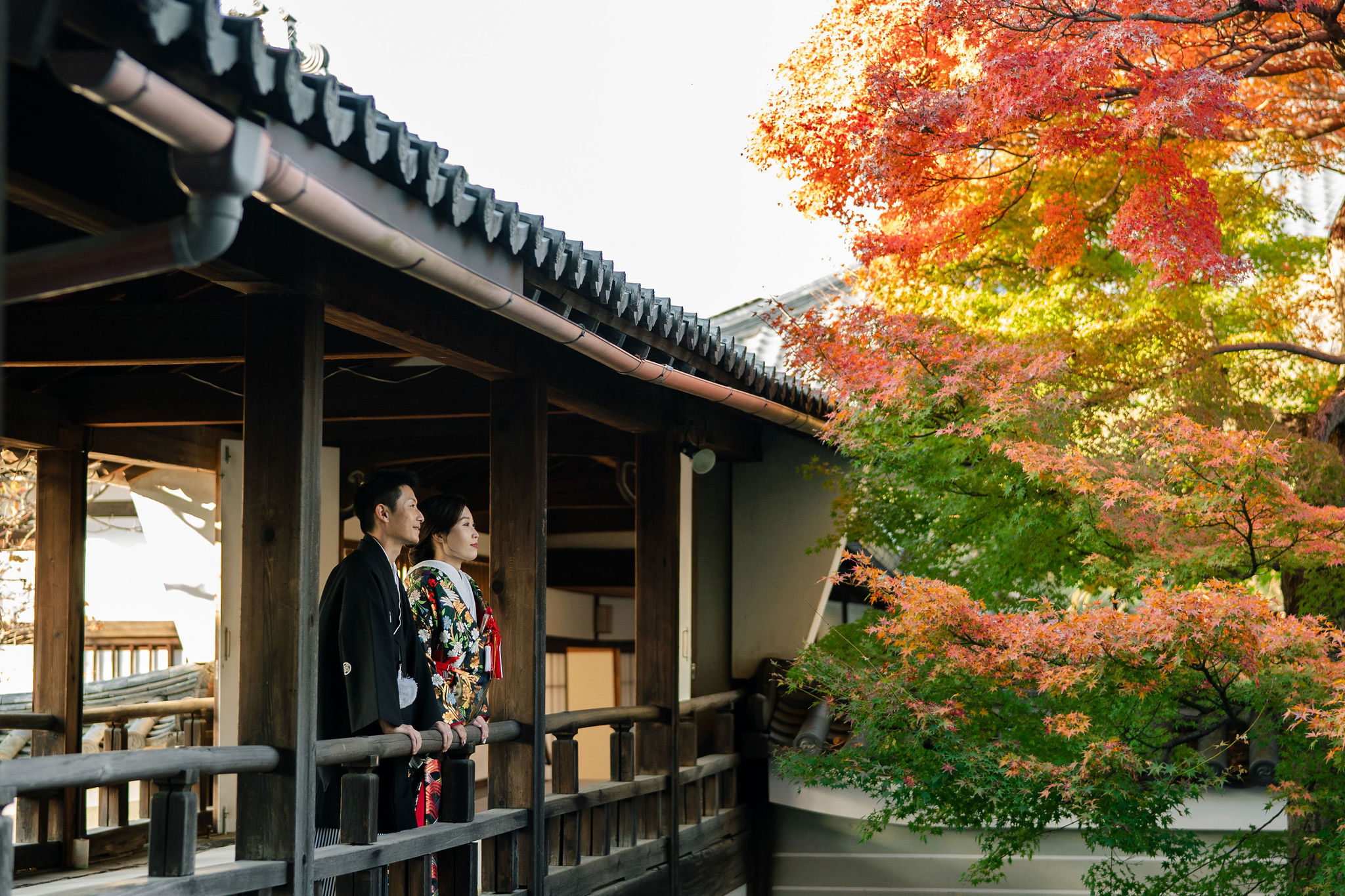 京都の妙顕寺前撮りイメージ｜紅葉