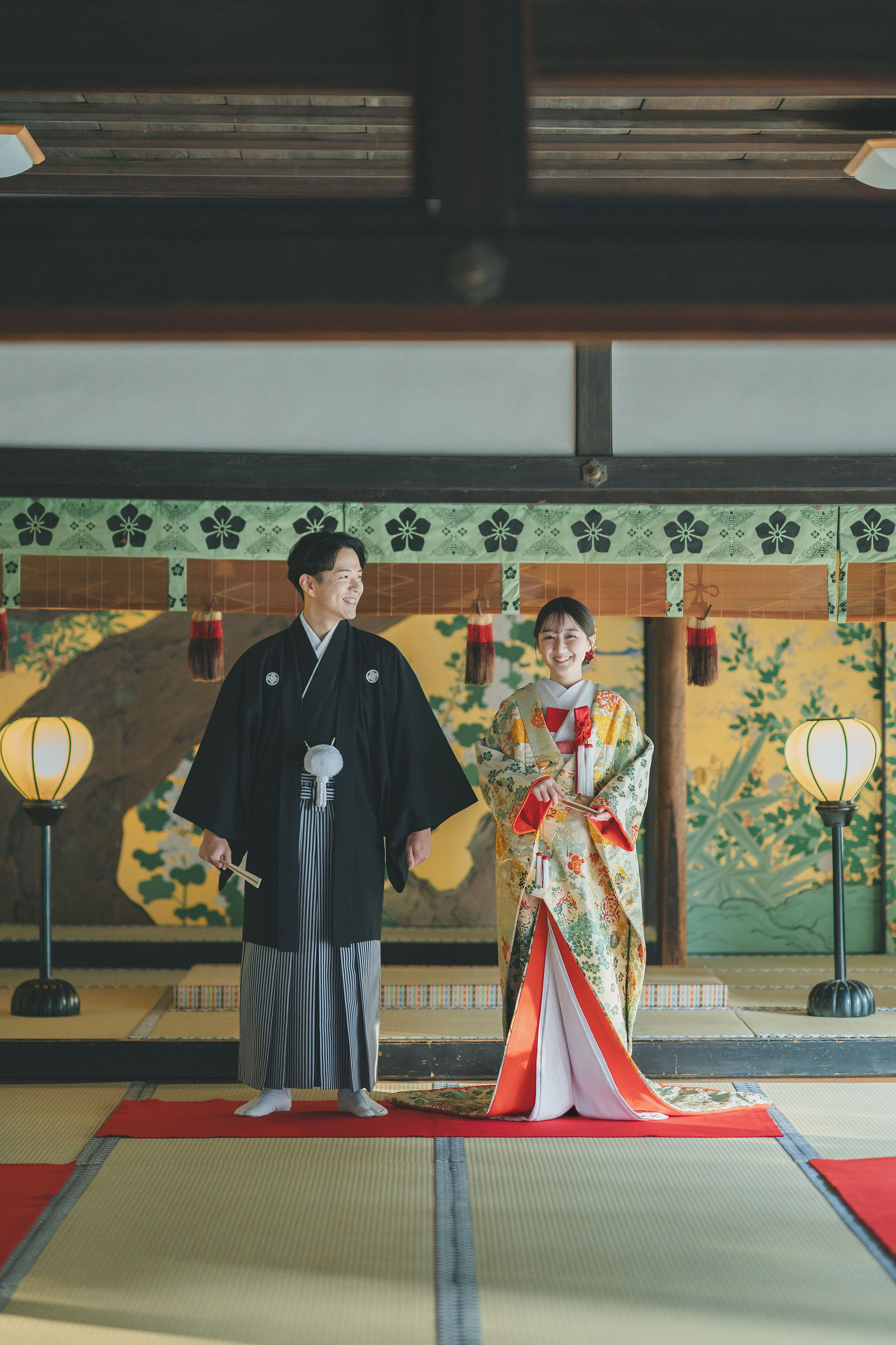 大書院でフォーマルポーズ