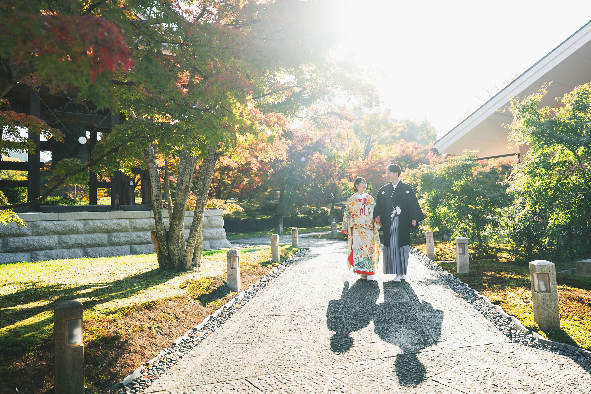 京都の智積院の境内