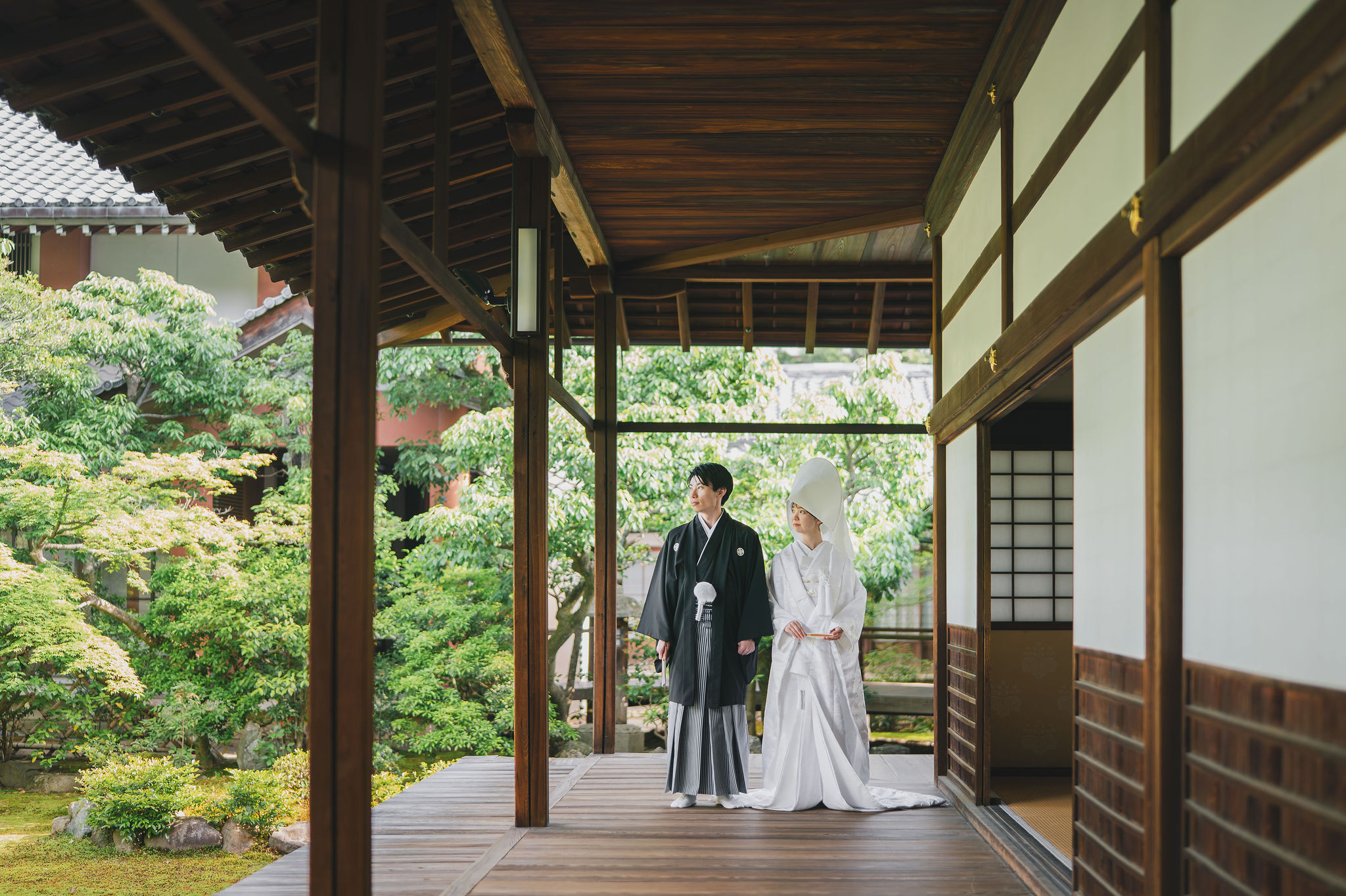 本法寺前撮りイメージ(白無垢)