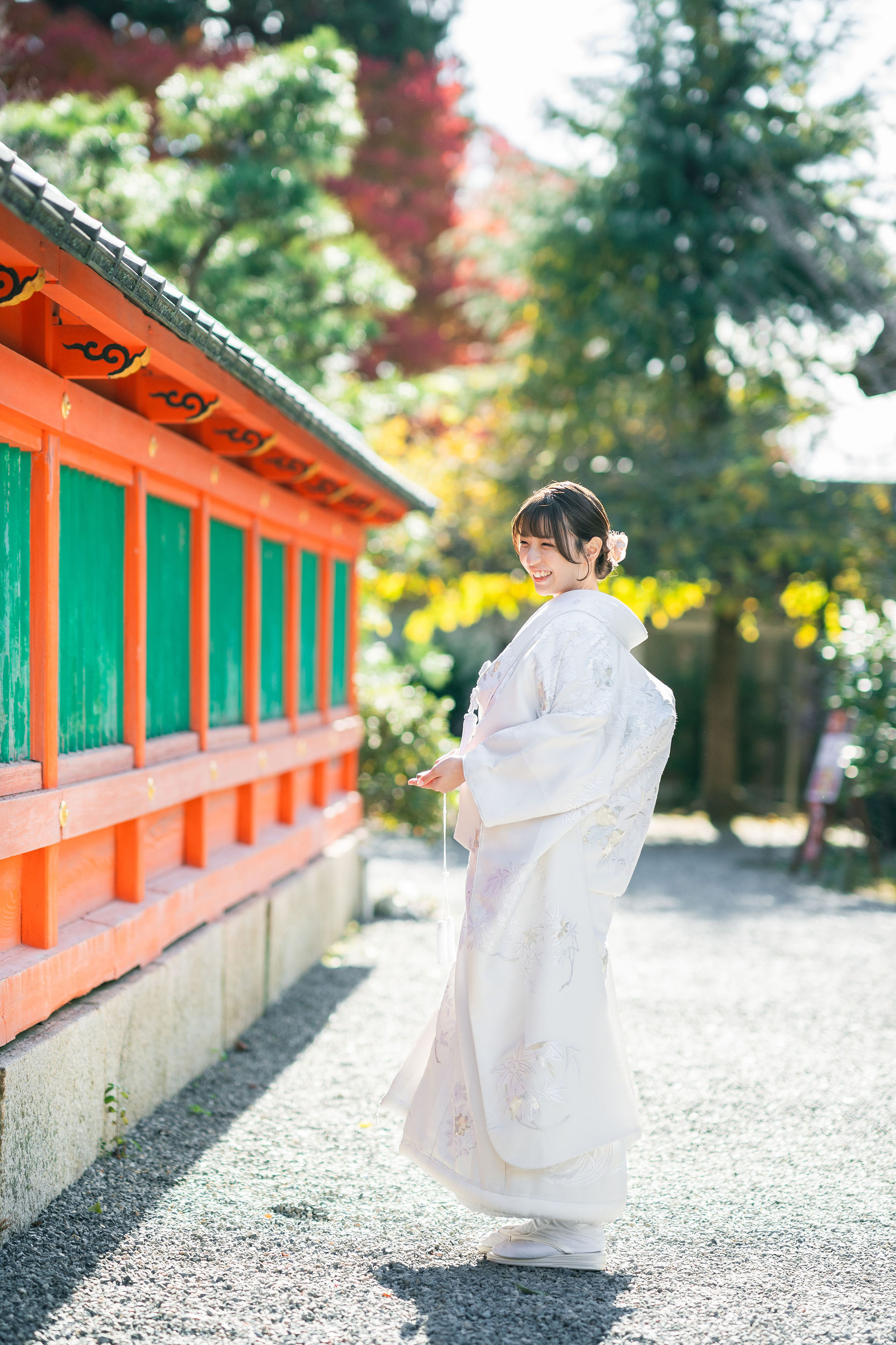 白無垢姿の新婦様