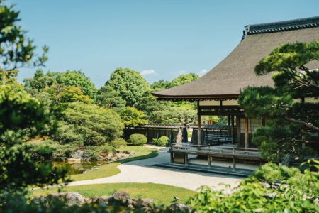 仁和寺の宸殿前