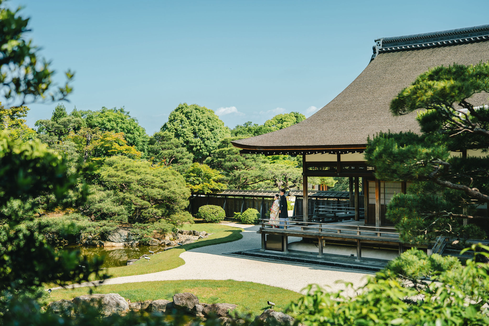 仁和寺の宸殿前