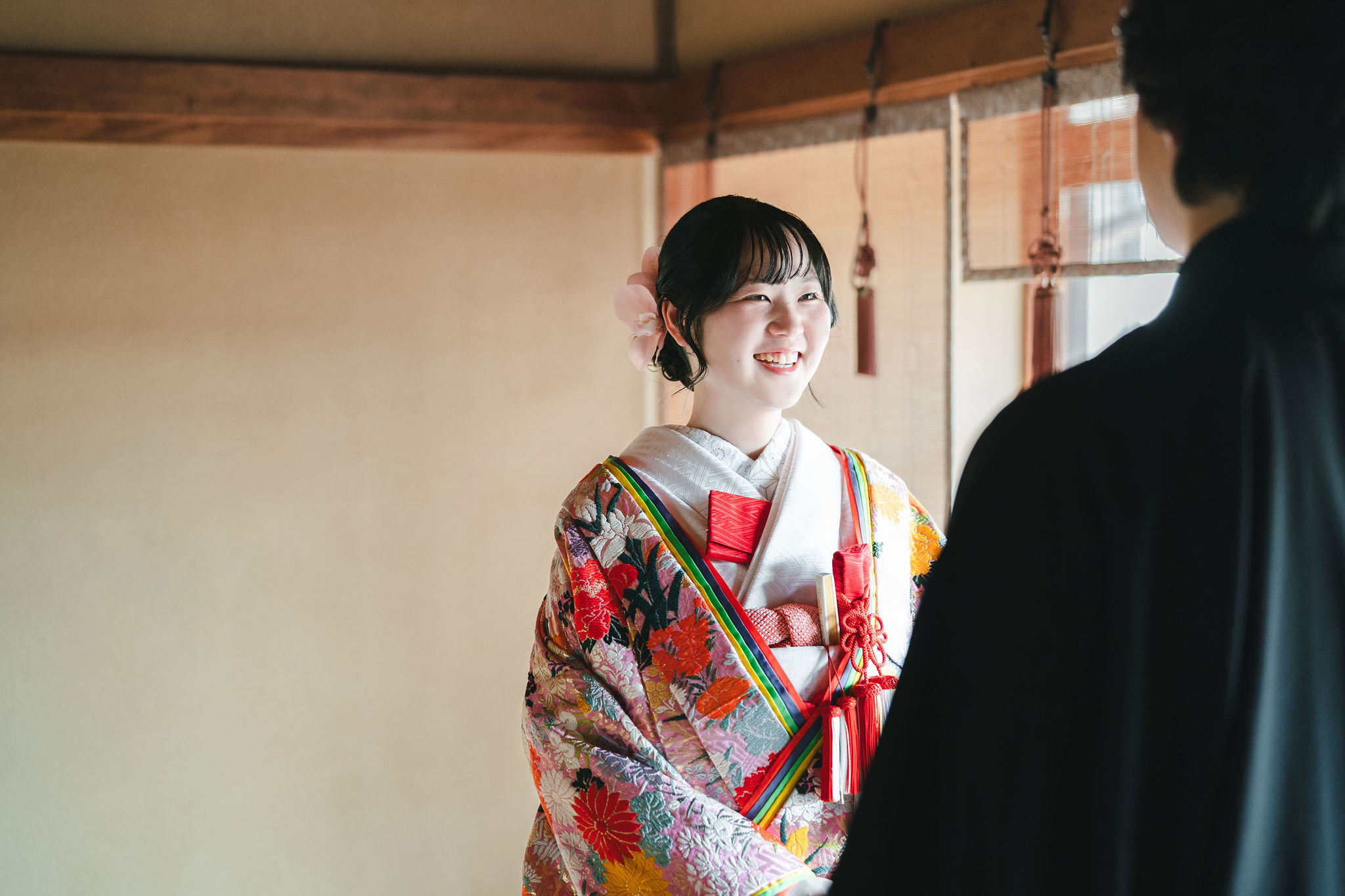 新婦様の笑顔が素敵