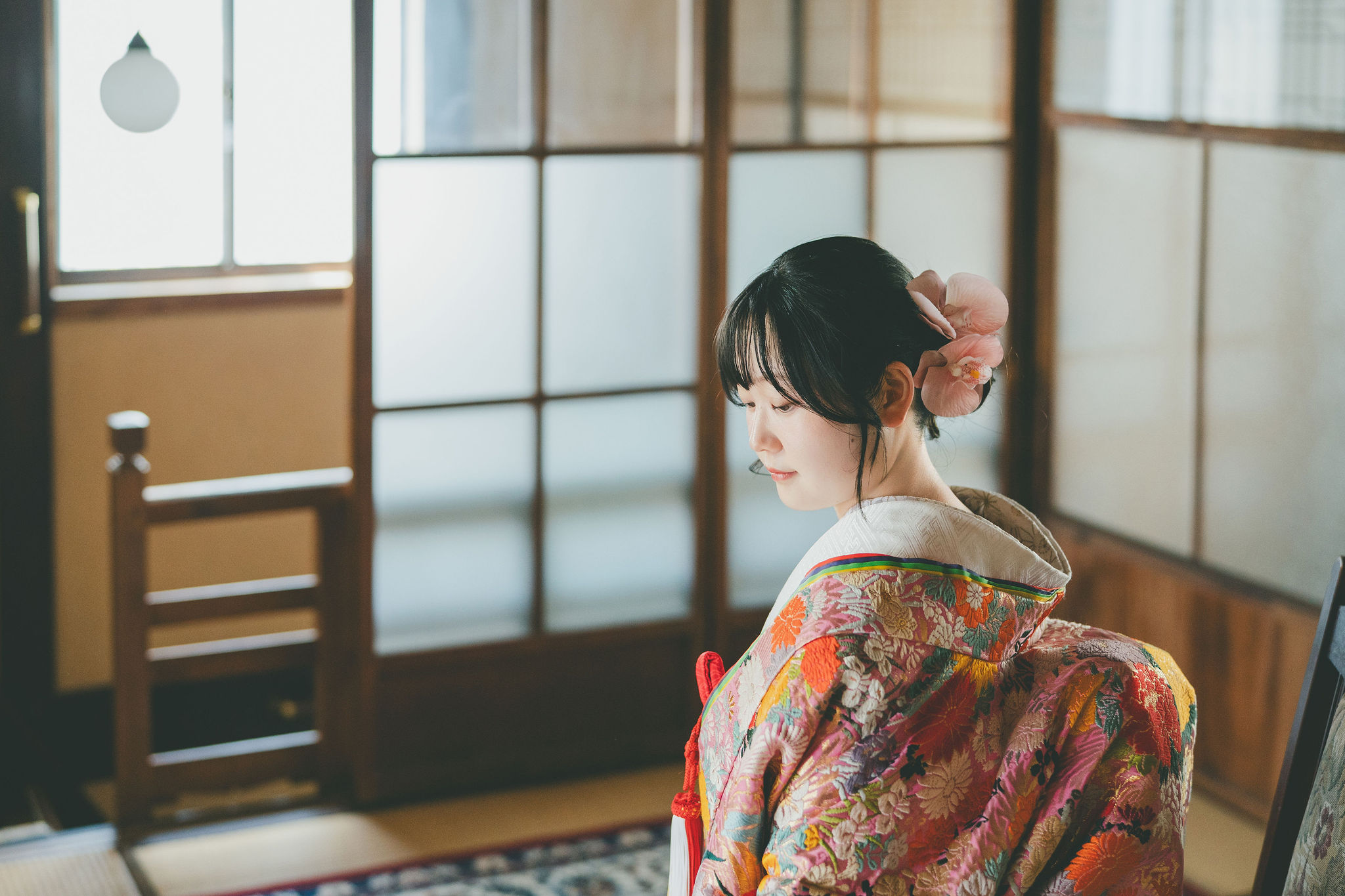色打掛85番の着姿