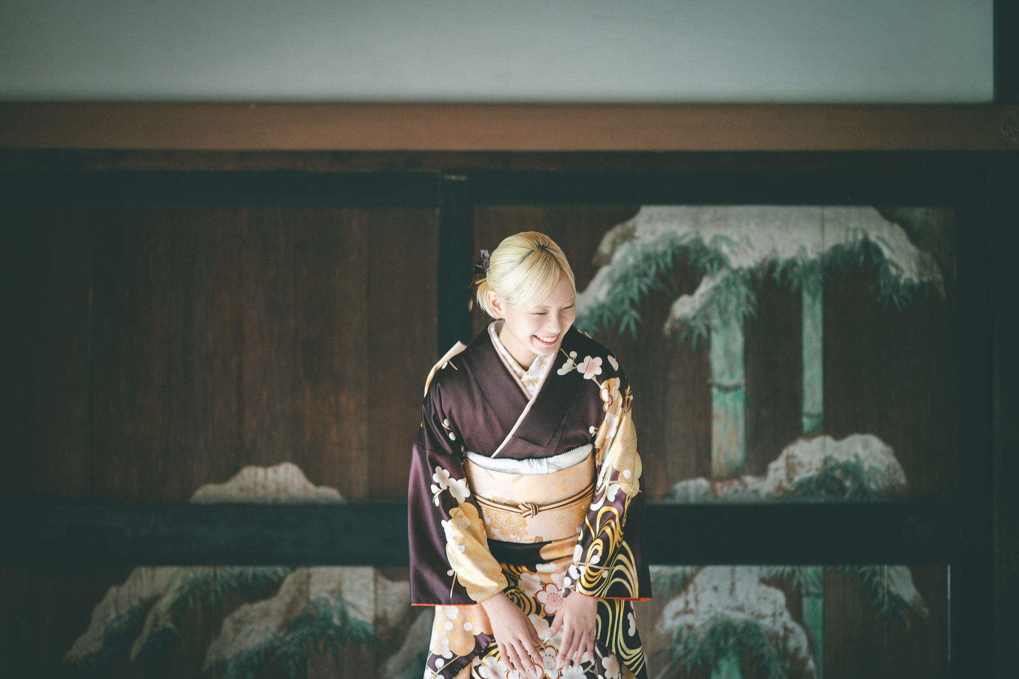 持込振袖で前撮り|京都の隨心院
